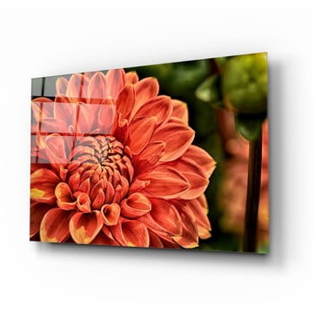 Tablou din sticlă insigne flowers iv.