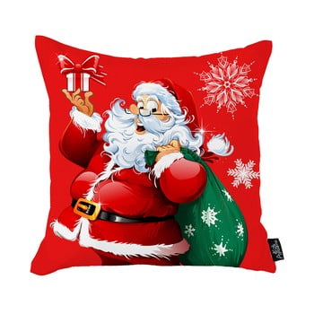 Față de pernă cu model de Crăciun Apolena Honey Christmas Santa Claus, 45 x 45 cm