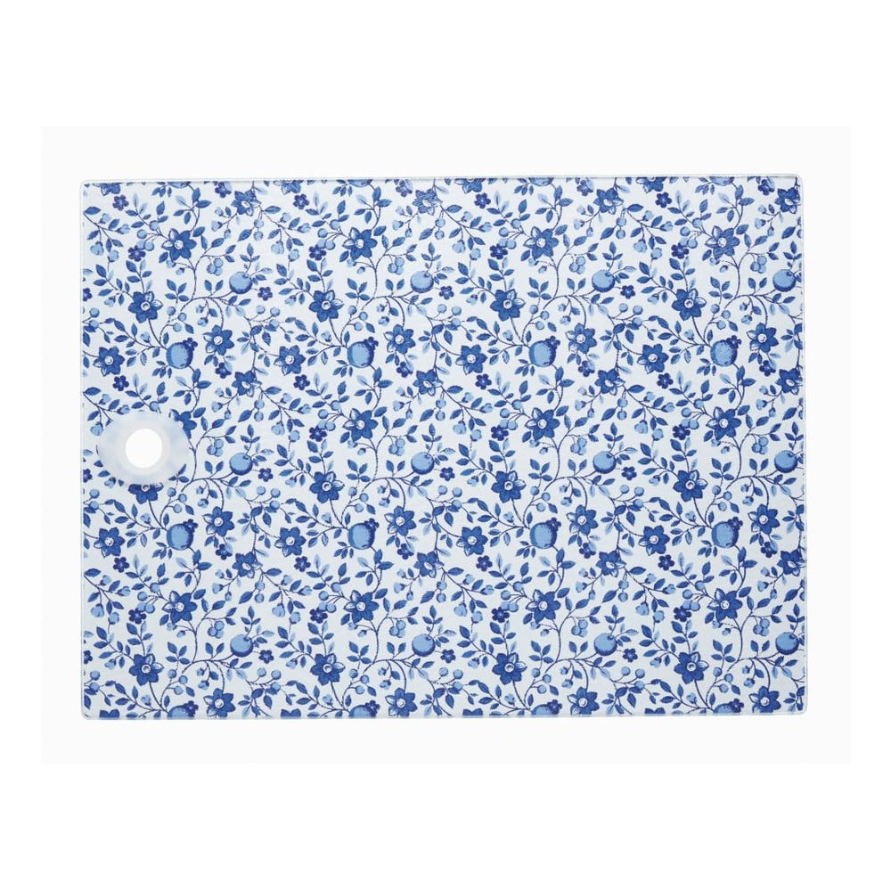 Prkénko Blue Floral Pattern, 40x30 cm