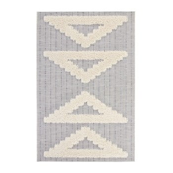 Covor Mint Rugs Handira Triangles, 170 x 115 cm, gri