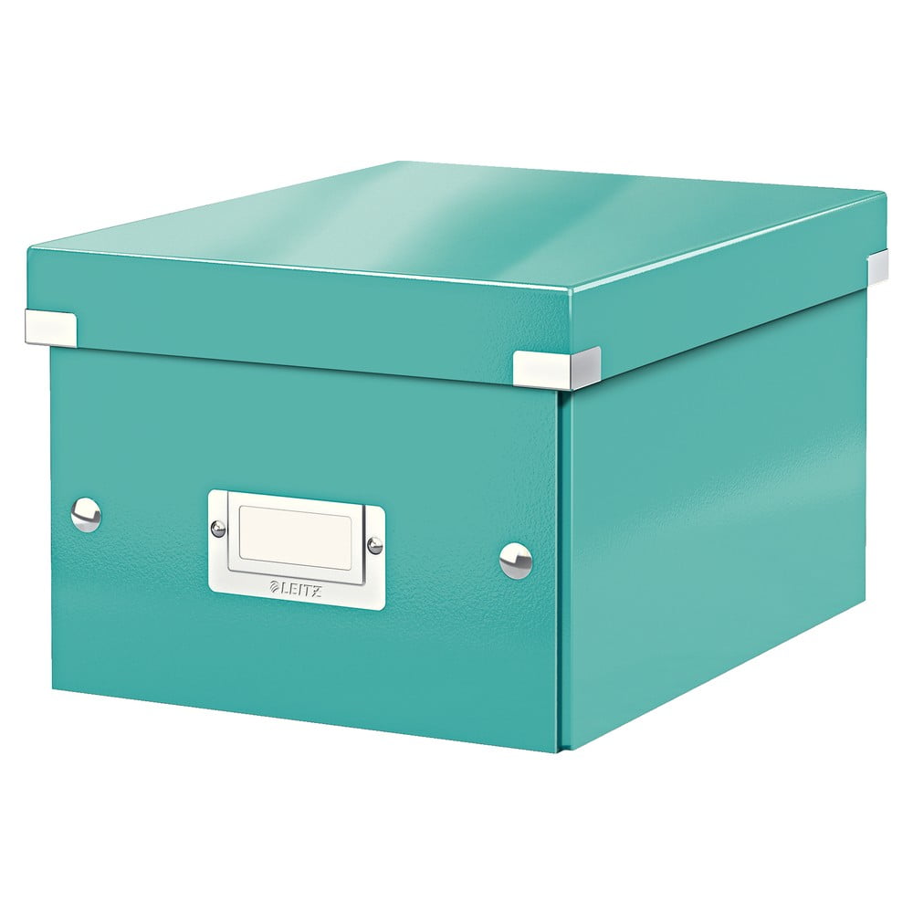 Tyrkysové zelená úložná krabice Leitz Universal, délka 28 cm