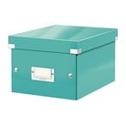 Tyrkysové zelená úložná krabice Leitz Universal, délka 28 cm