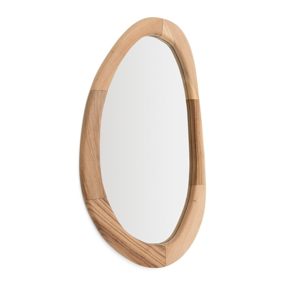 Nástěnné zrcadlo s dřevěným rámem 60x107 cm Selem – Kave Home