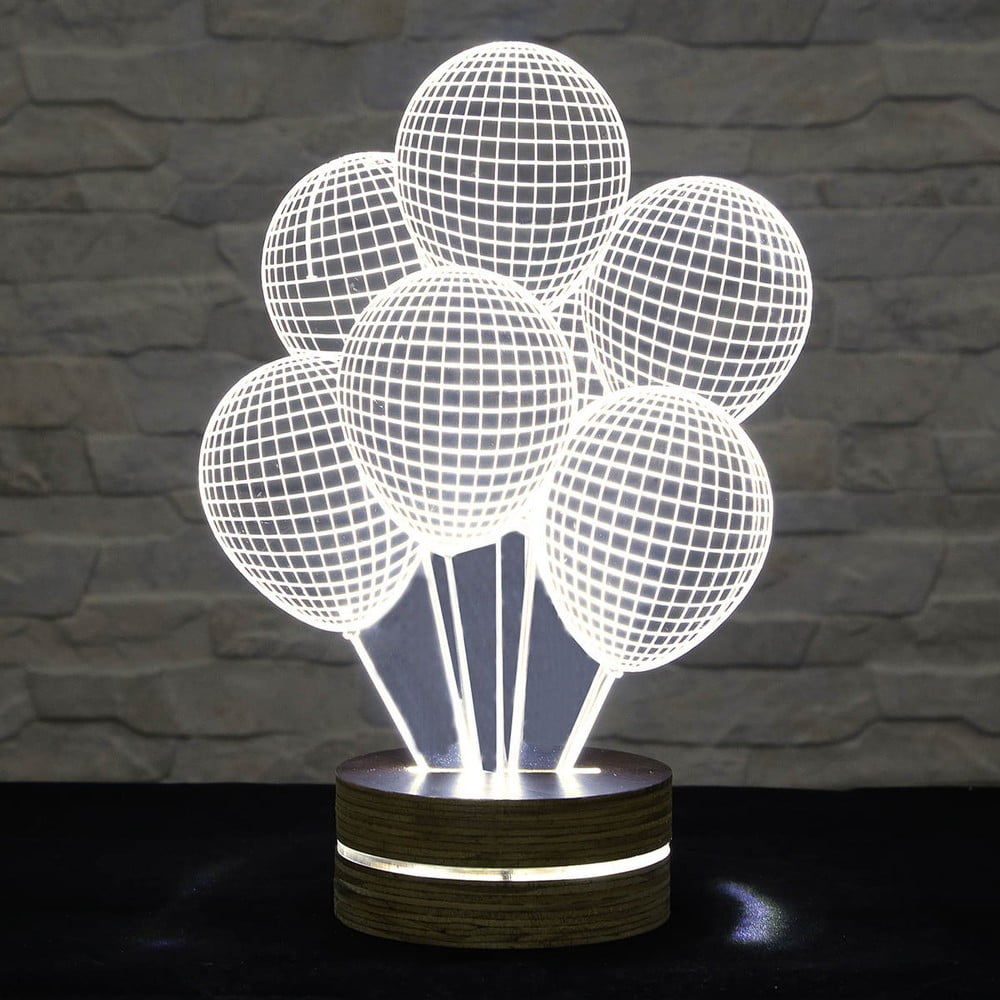 3D stolní lampa Ballons