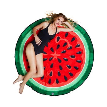 Pătură pentru plajă în formă de pepene roșu big mouth inc., ⌀ 152 cm