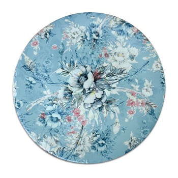 Farfurie din ceramică flowers, ⌀ 26 cm, albastru