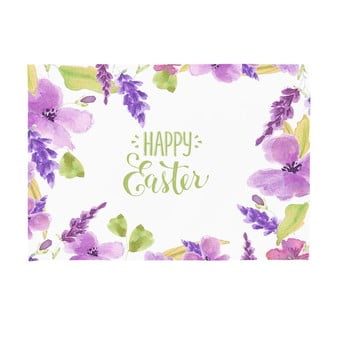 Set 2 suporturi pentru farfurie Apolena Happy Easter Flowers, 33 x 45 cm