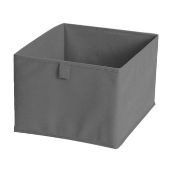 Cutie pentru depozitare din material textil, 30 x 30 cm, gri