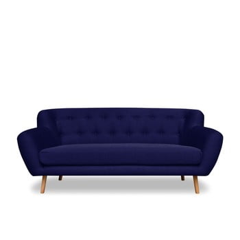 Canapea cu 3 locuri cosmopolitan design london, albastru închis