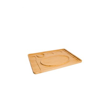 Tavă servire din bambus bambum odora, 32 x 27 cm