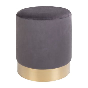 Puf house nordic gamby, ø 34 cm, gri
