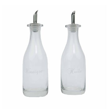 Set sticle pentru ulei și oțet antic line oil and vinegar