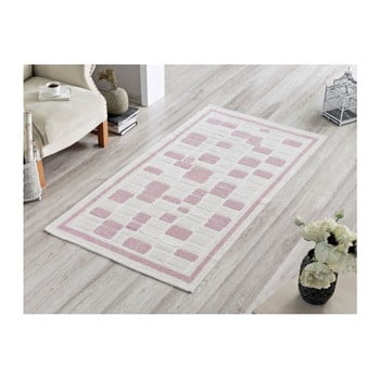 Covor Pink Tiles, 80 x 200 cm