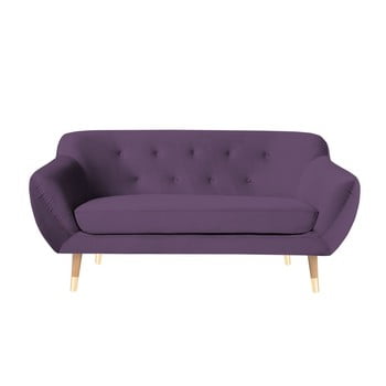 Canapea cu 2 locuri Mazzini Sofas Amelie, violet