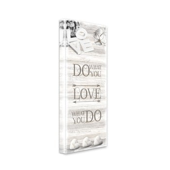 Tablou styler canvas shabby do what, 27 x 75 cm