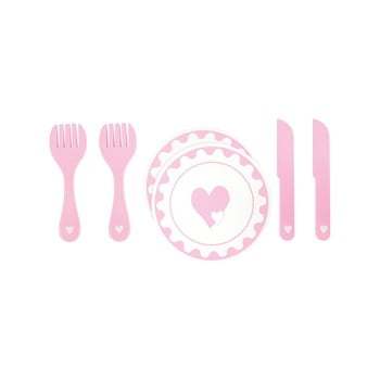 Set serviciu din lemn pentru copii legler cutlery