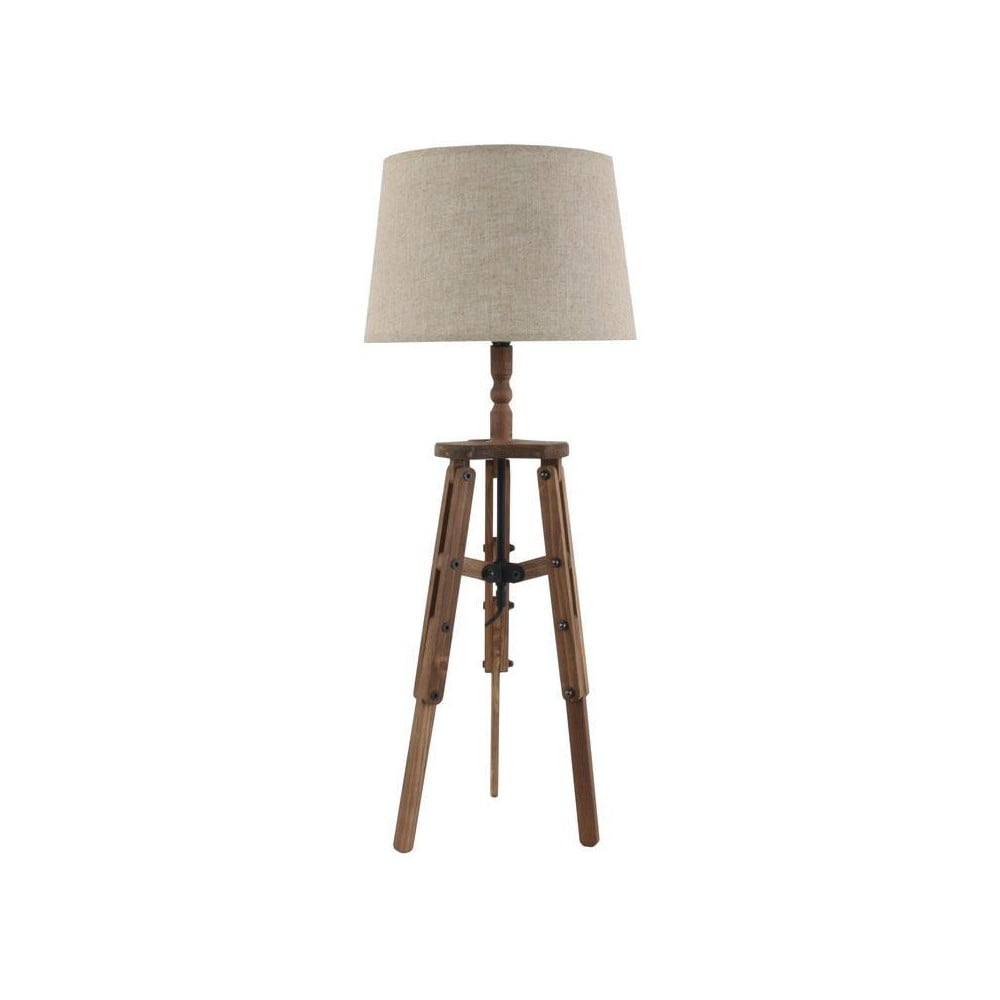 Industriální stolní lampa Wooden Tramp