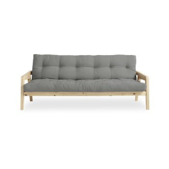 Canapea extensibilă karup design grab natural/grey, gri