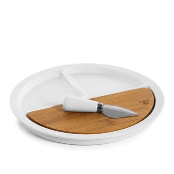 Set servire pentru brânzeturi bambum lora, 3 piese