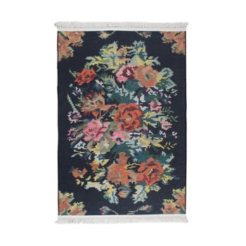 Covor eko rugs cicekler black, 155 x 230 cm