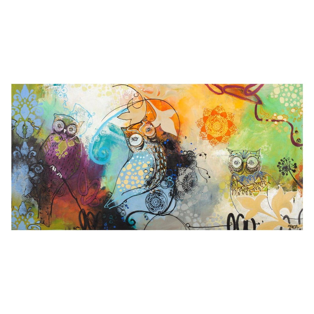 Freja Owl Multicolor, 140x70 cm