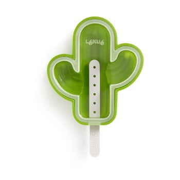 Formă din silicon pentru înghețată în formă de cactus lékué, verde