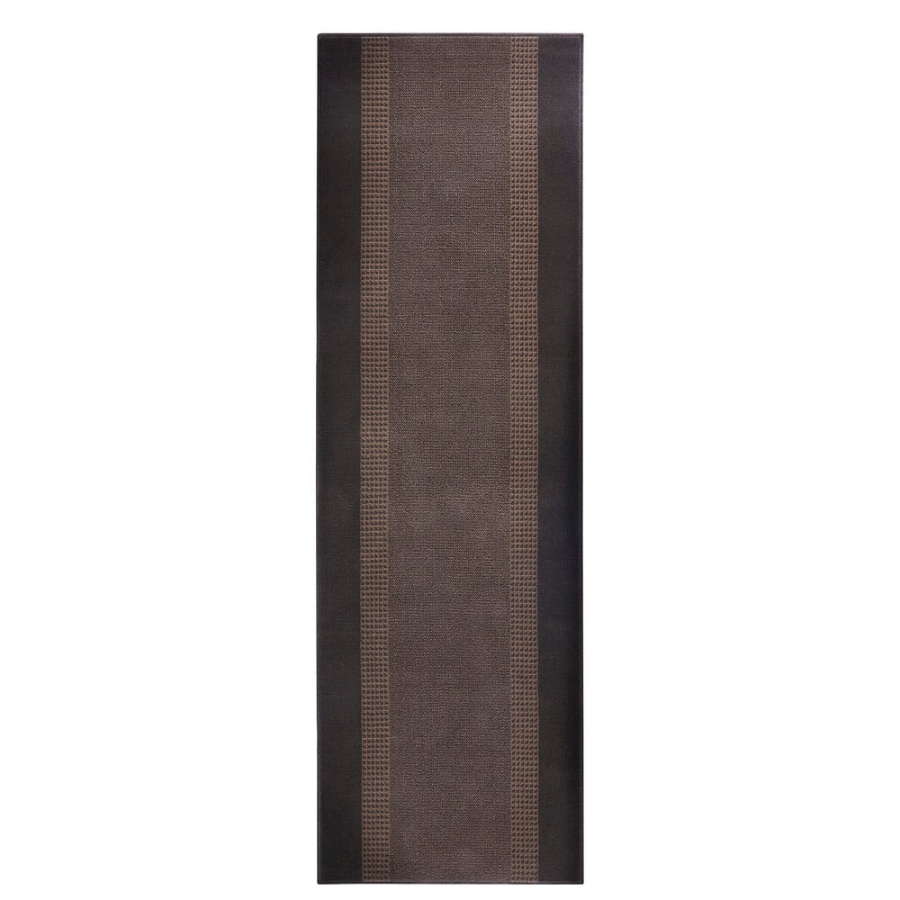 Hnědý běhoun Hanse Home Basic, 80 x 250 cm