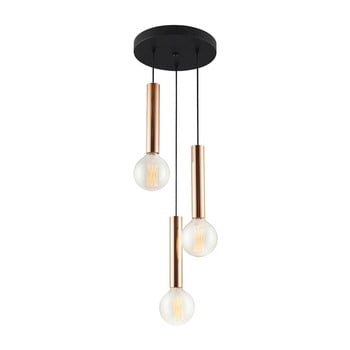 Lustră cu elemente de culoare roz-auriu homemania tubo onda