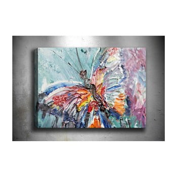 Tablou tablo center one butterfly, 70 x 50 cm