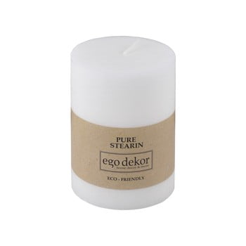 Lumânare baltic candles eco, înălțime 10 cm, alb