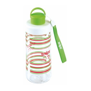 Sticlă de apă snips decorated, 500 ml, verde