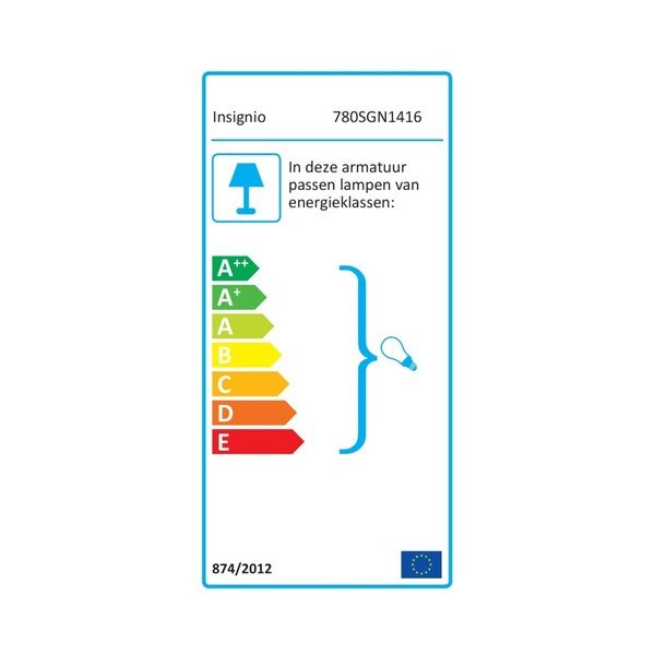 Stojací lampa s béžovým stínítkem Insignio Aiden