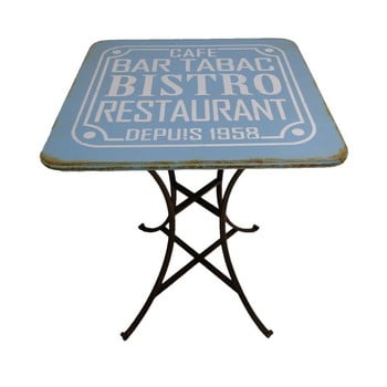Masă din metal pub bleu