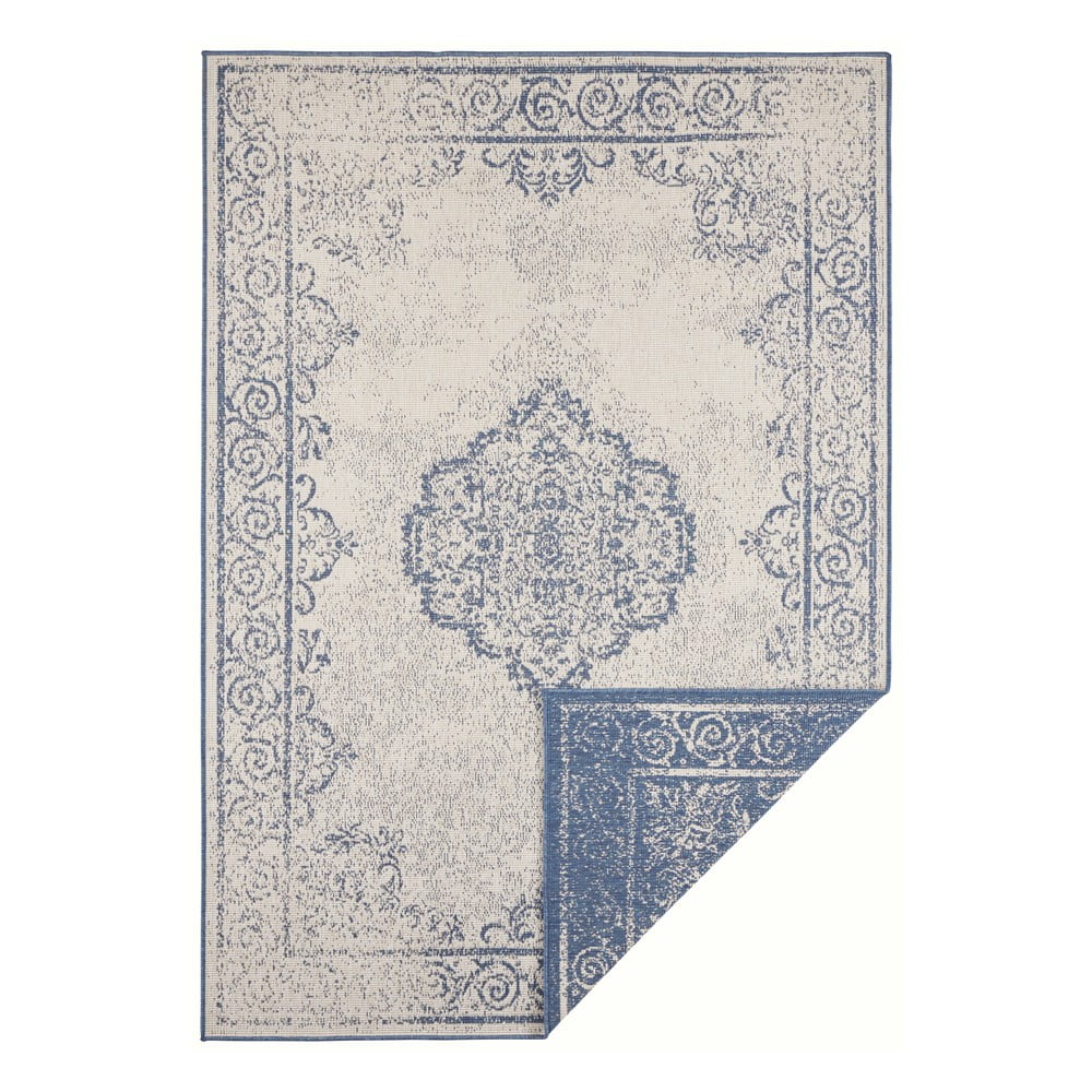 Modro-krémový venkovní koberec NORTHRUGS Cebu, 160 x 230 cm