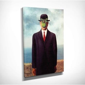 Reproducere tablou pe pânză rene magritte the son of man, 30 x 40 cm