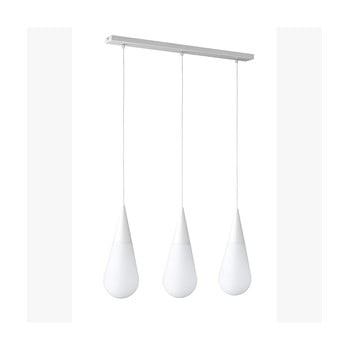 Lustră cu 3 becuri Trio Toulon, înălțime 1,2 m, alb