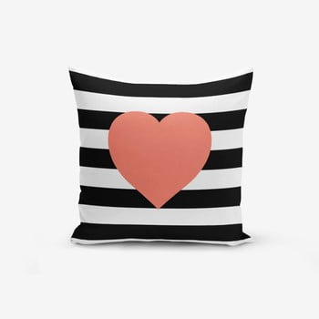 Față de pernă minimalist cushion covers striped pomegrate, 45 x 45 cm