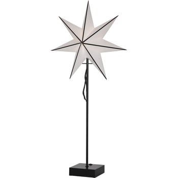 Stea luminoasă cu suport best season astro, înălțime 74 cm, alb-negru