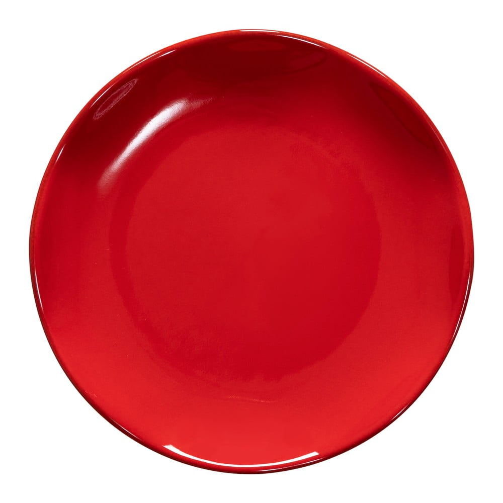 Červený kameninový dezertní talíř Casafina Cook & Host, ø 20,5 cm