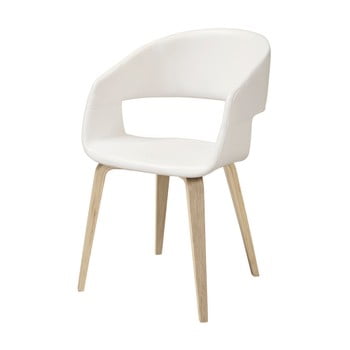 Scaun interstil nova nature poplar, alb