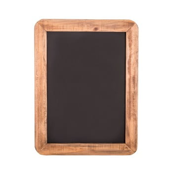 Plăcuţă decorativă cu cadru din lemn antic line, 28 x 20,5 cm, negru