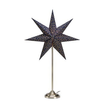 Decorațiune luminoasă markslöjd baroque, înălțime 65 cm, albastru