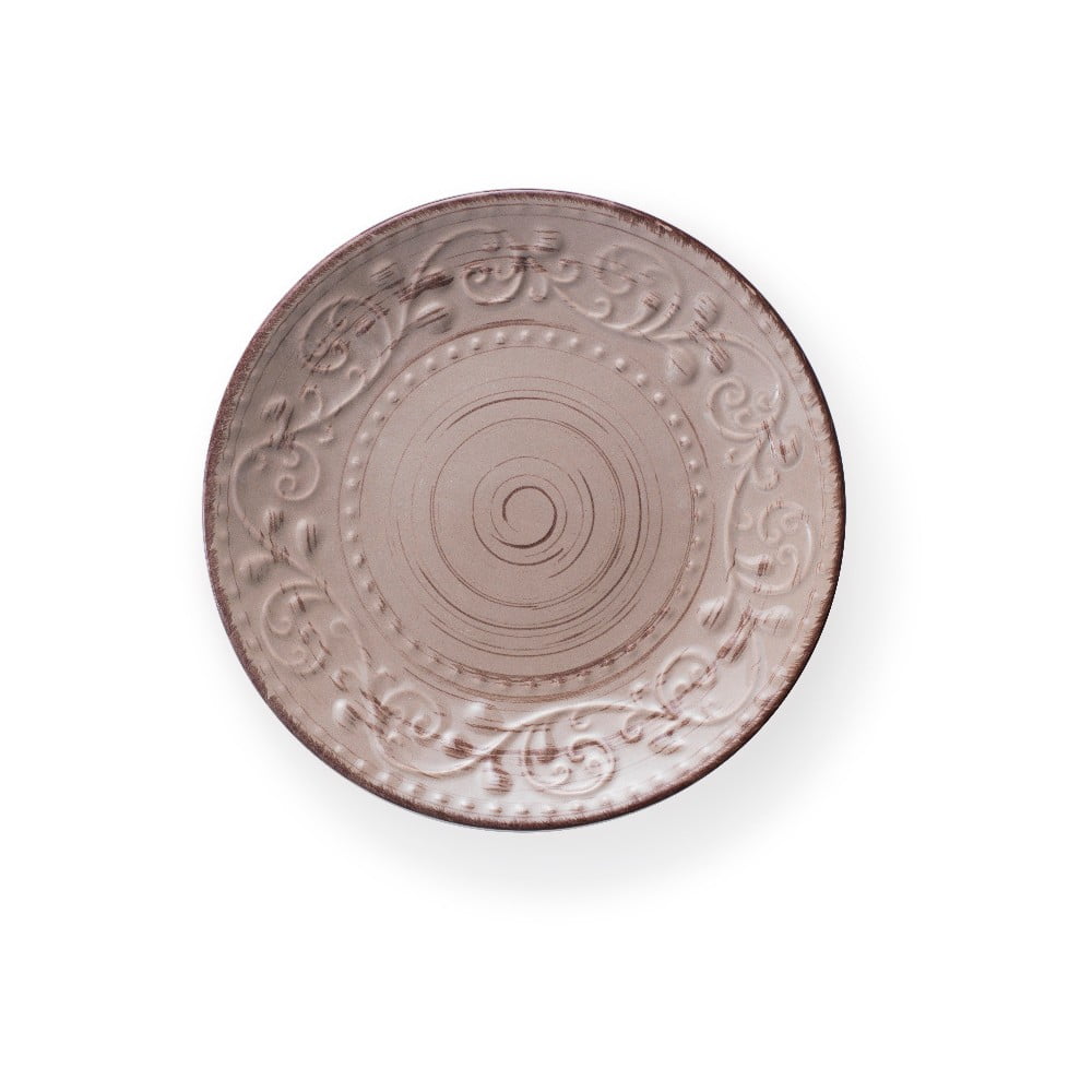 Pískově hnědý kameninový polévkový talíř Brandani Serendipity, ⌀ 21 cm