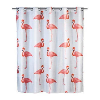 Perdea duș anti mucegai wenko flamingo, 180 x 200 cm