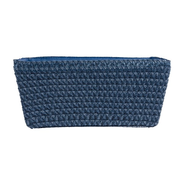 Modrý košík Wenko Chromo, šířka 28 cm