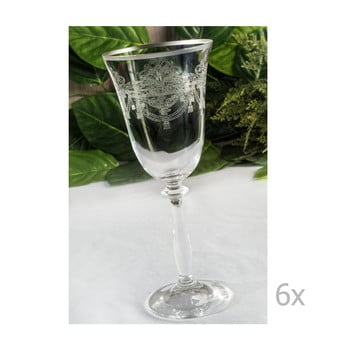 Set 6 pahare din sticlă asimina, 250 ml