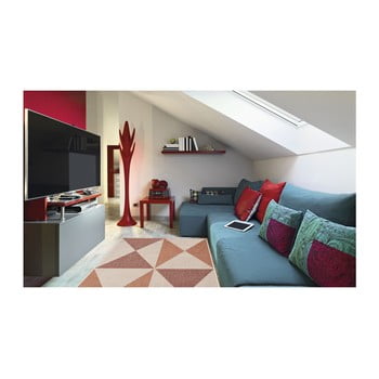 Covor foarte rezistent Floorita Geo, 160 x 230 cm, roșu