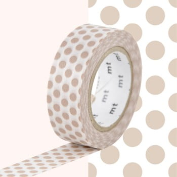 Bandă decorativă washi mt masking tape audrey, rolă 10 m