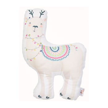 Pernă din amestec de bumbac pentru copii Apolena Pillow Toy Llama, 26 x 37 cm imagine