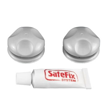 Set 2 cârlige cu lipici metaltex eureka